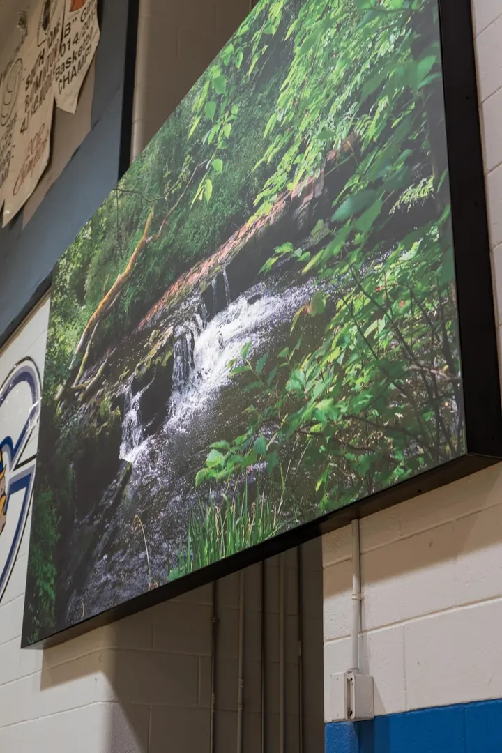 Large LED video screen