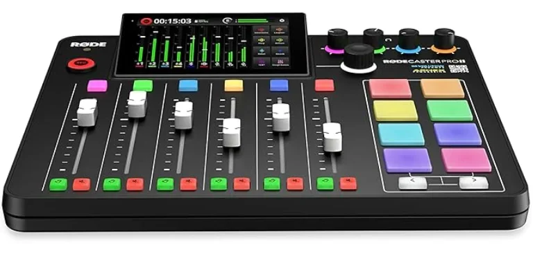 Rodecaster Pro II audio mixer