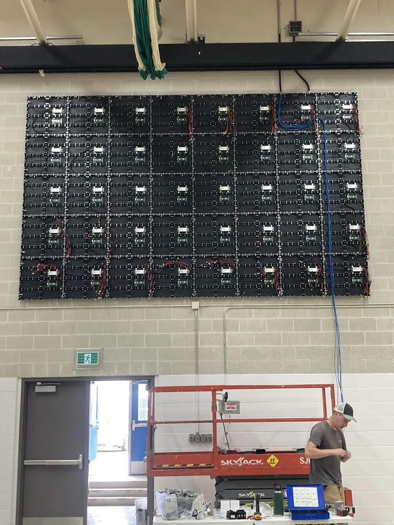 Boardroom display install